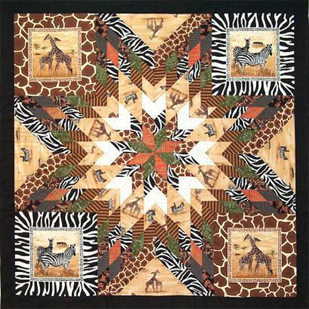 Safari Lone Star Quilt