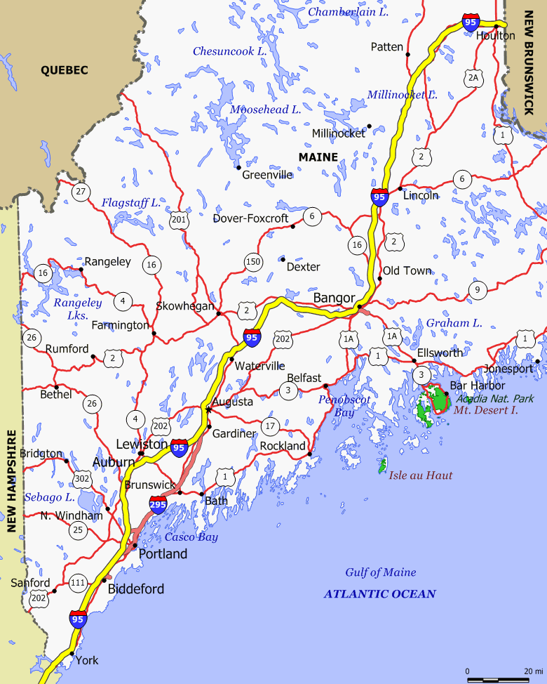 Jan Krentz Blog » Blog Archive » Maine state map